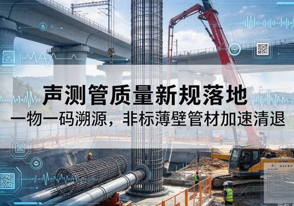 阎良声测管质量新规落地，一物一码溯源，非标薄壁管材加速清退